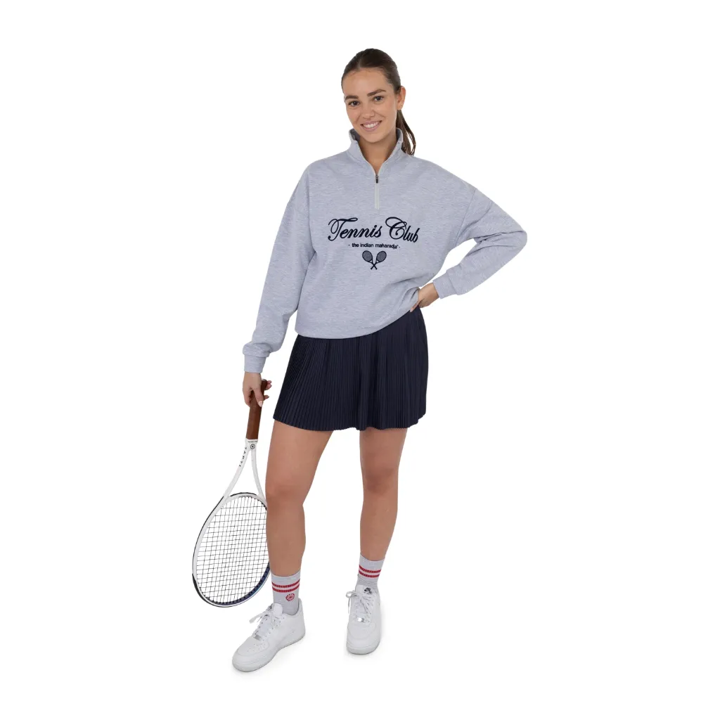 tennistrui_the_indian_maharadja_women_half_zip_sweater_light_grey_melange (1).webp