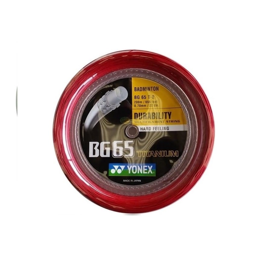 Yonex BG65 Titanium Rol Rood