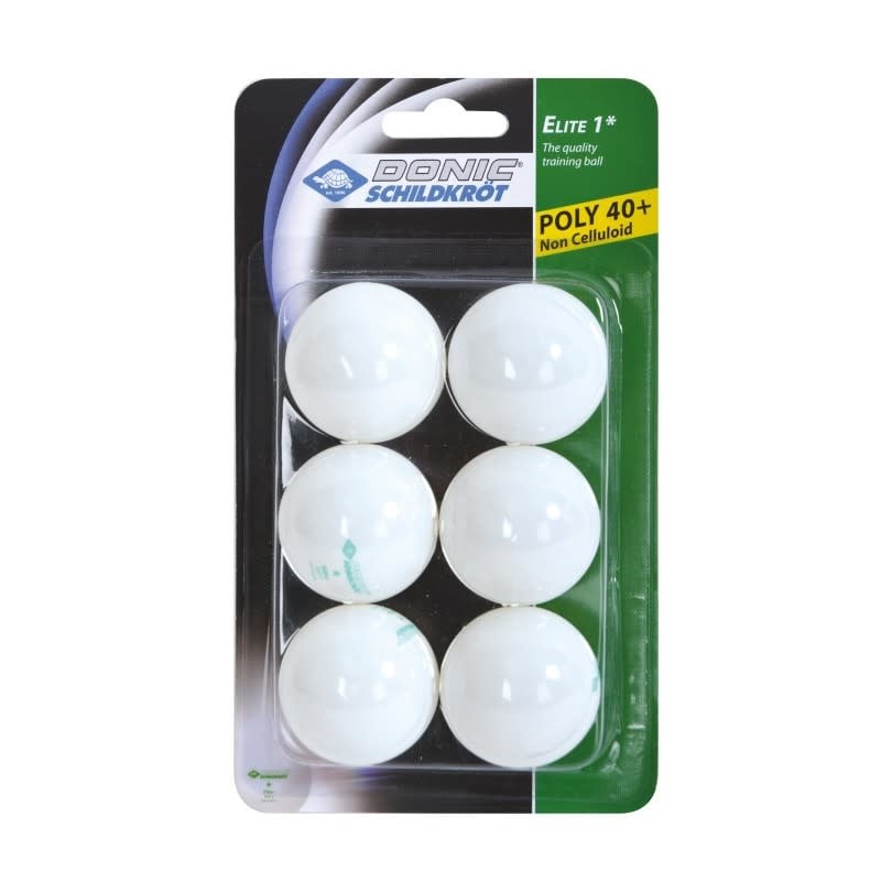Donic Schildkröt Tafeltennisballen wit