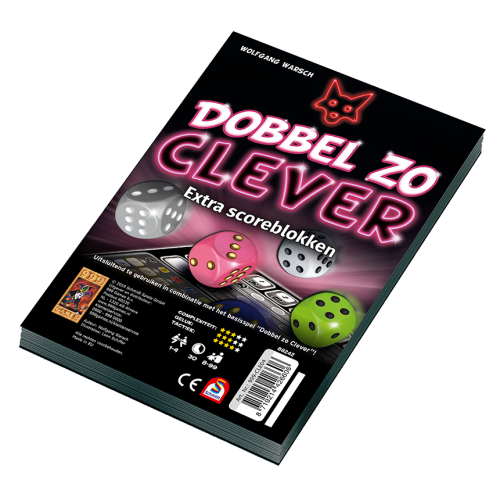 Scoreblokken Dobbel zo Clever twee stuks