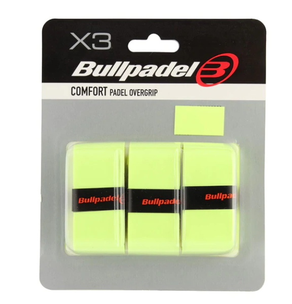 Bullpadel overgrip (geel) 3pcs
