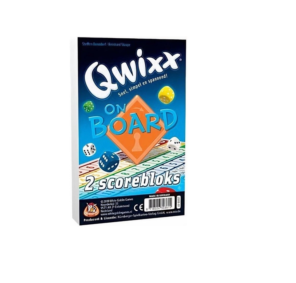 Qwixx On Board Bloks (extra scorebloks)