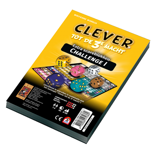 Scoreblok Clever tot de 3e macht Challenge twee stuks