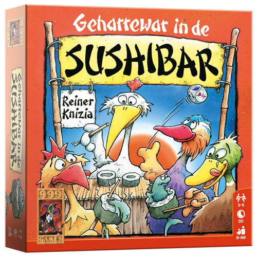 Geharrewar in de Sushibar