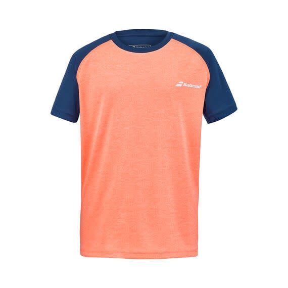 Babolat play crew neck tee (Fluo strike) (S)