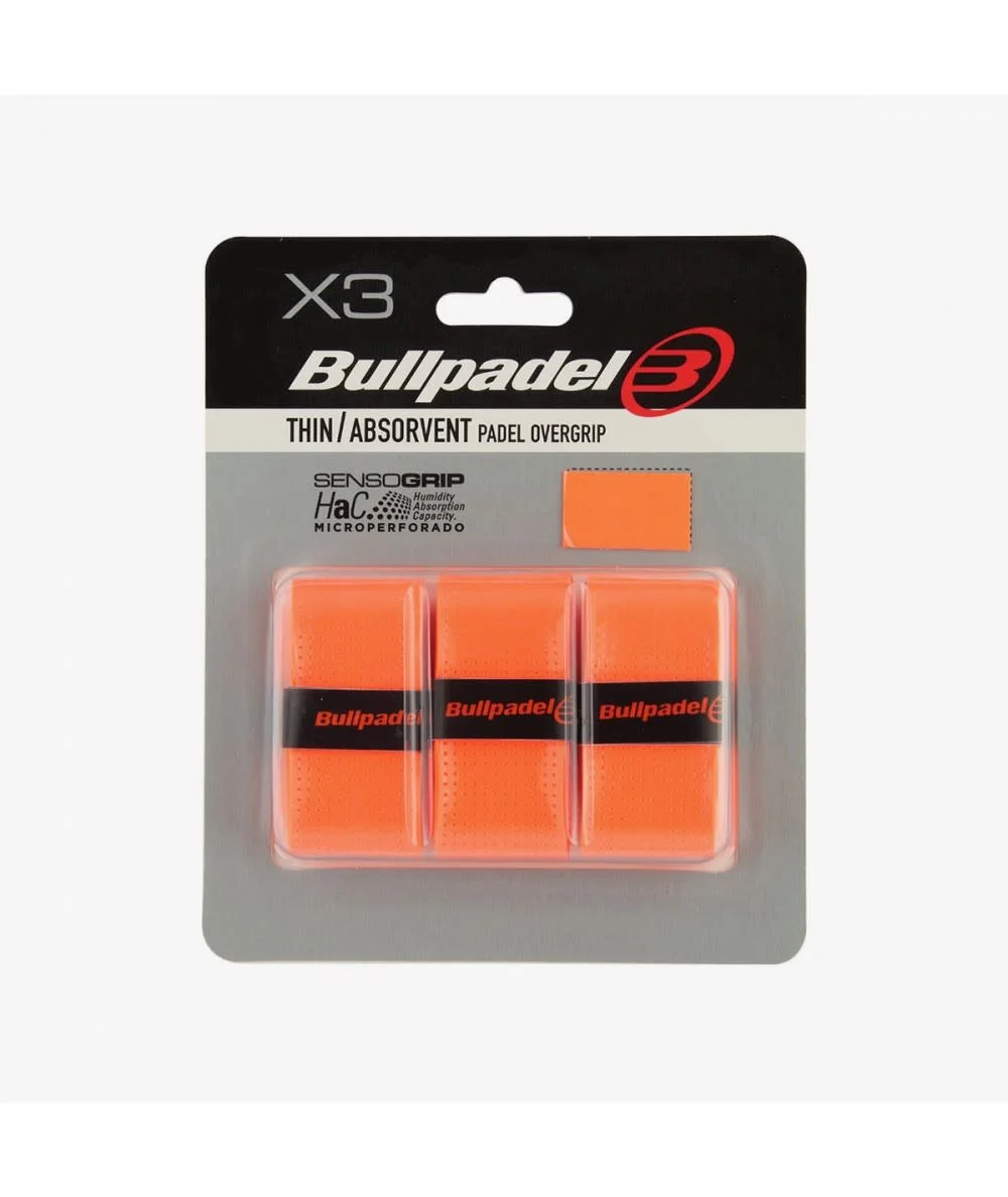 Bullpadel overgrip (Oranje fluor) 3pcs