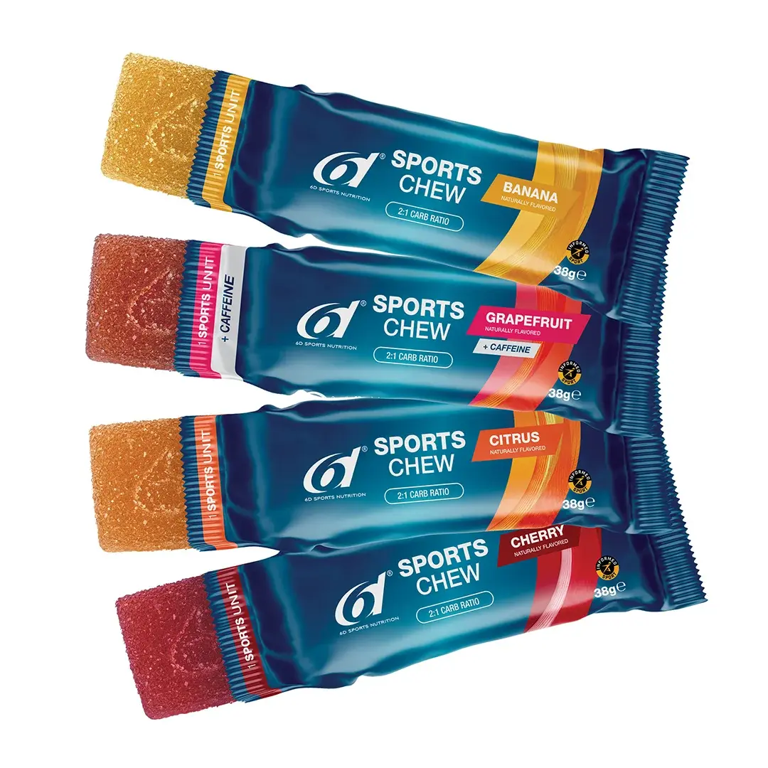 6d Sports Chew 1 x 38 G (Caffeine Grapefruit)