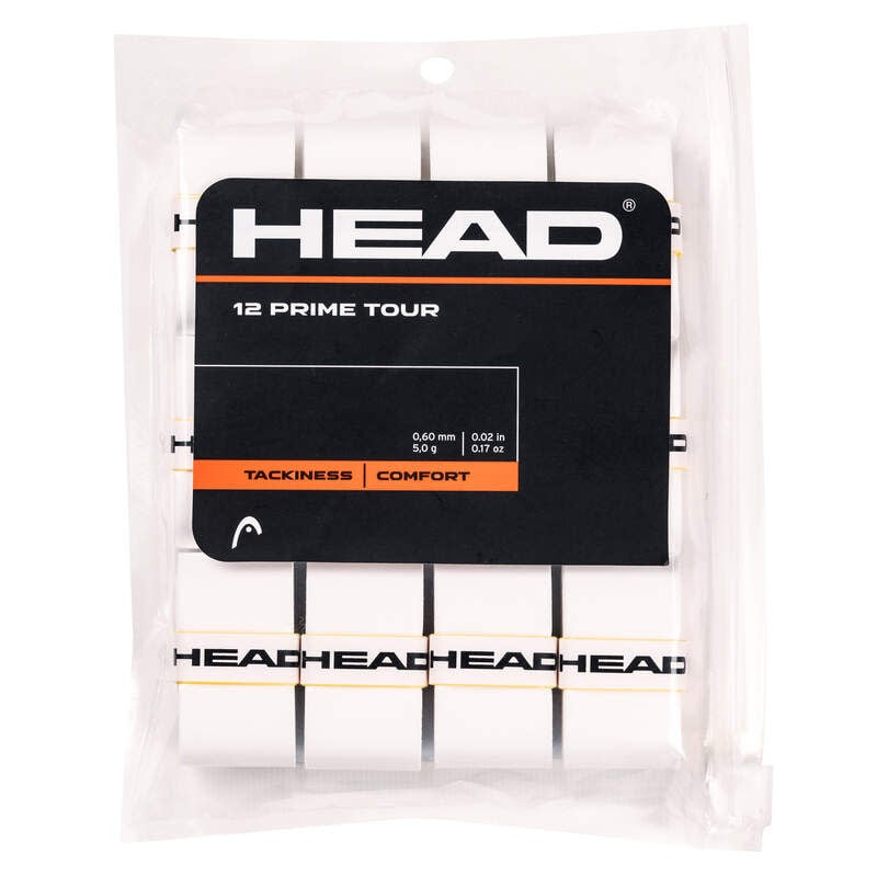 Head prime tour grip 12Pcs pack (Zwart)
