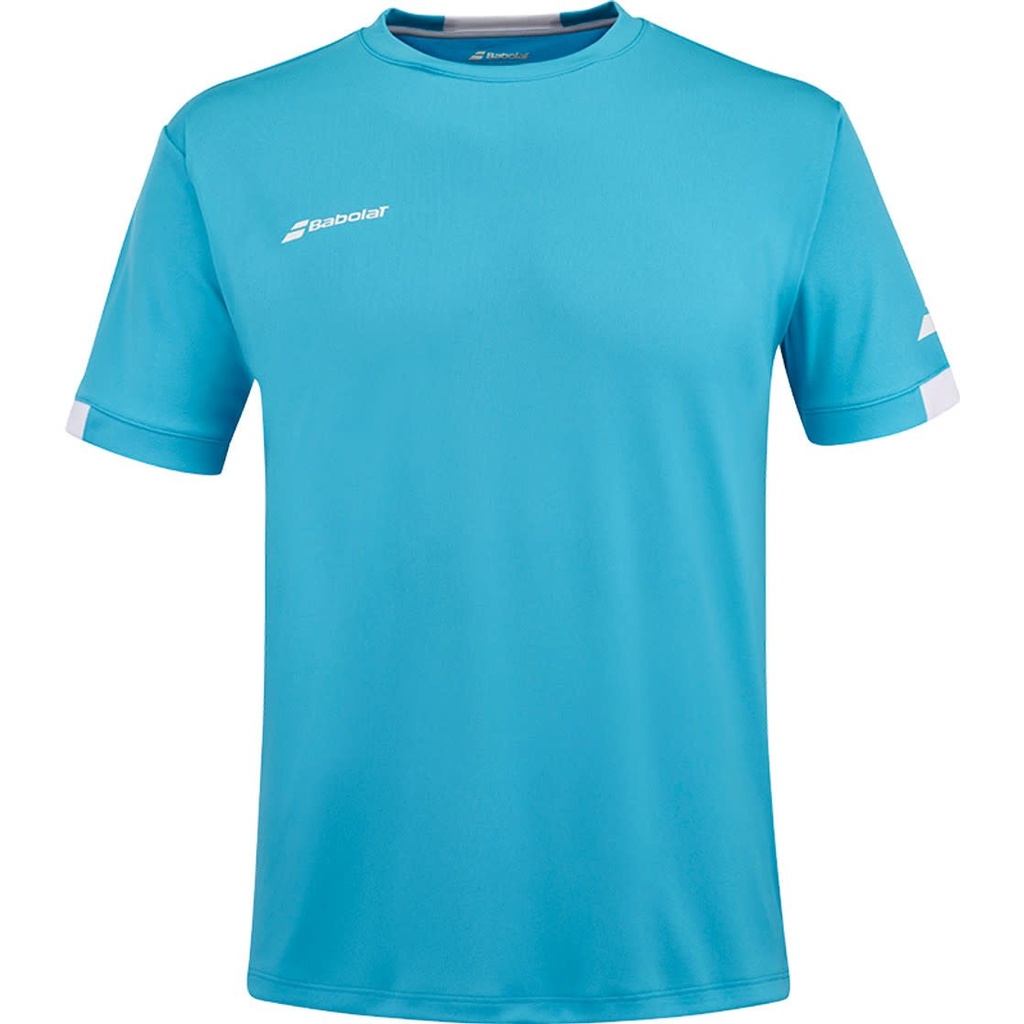 Babolat Play crew neck tee men Cyan Blue (M)