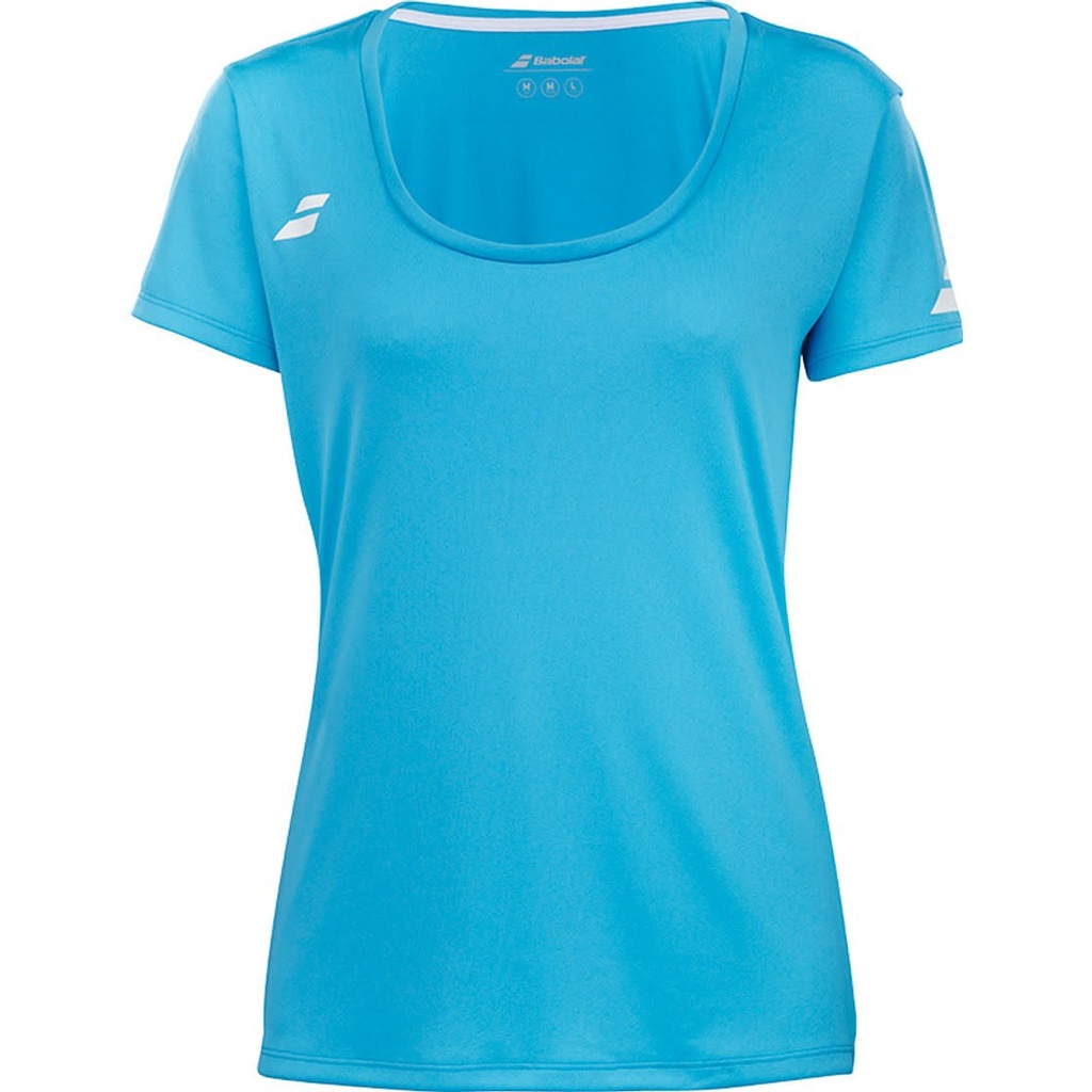 Babolat Play cap sleeve top women Cyan Blue (S)