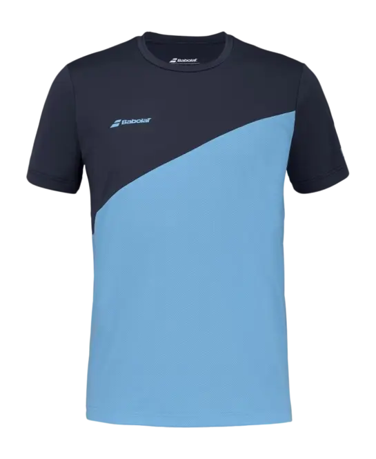 Babolat Drive crew neck tee men Drive Blue (S)