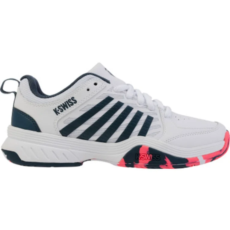 K-Swiss Court Express 2 White/Stargazer/Neon Blaze