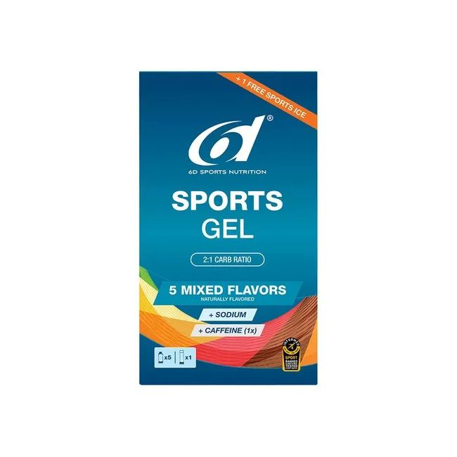 6d sports gel (6x45ml) Mixed