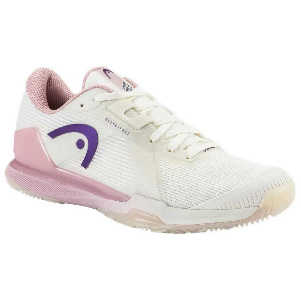 Head Print Pro 4.0 Padel Chalk White - English Rose