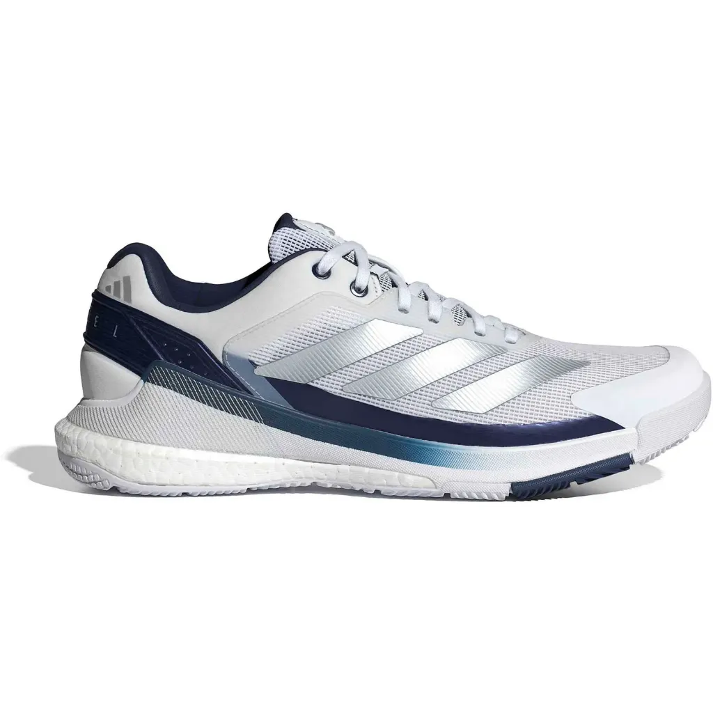 Adidas Crazyquick Boost Padel ( wit/blauw/zilver)