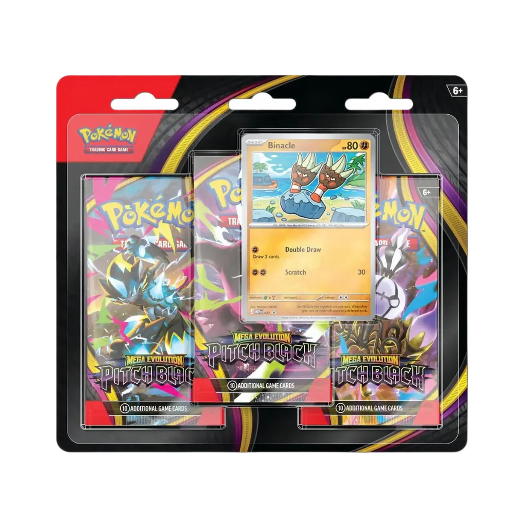 Pokemon - Black Pitch - Blister 3Bs EN